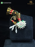 Pushp Soneri Moti Paag – Traditional Floral Shringar for Laddu Gopal