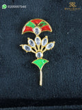 Sonarangi Meenakari Kalgi | Radha Raman Shringar