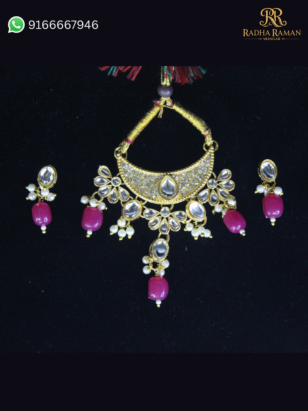 Laddu gopal hasli shringar set