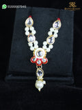 Haar for Laddu Gopal Ji with kundan and pearl design