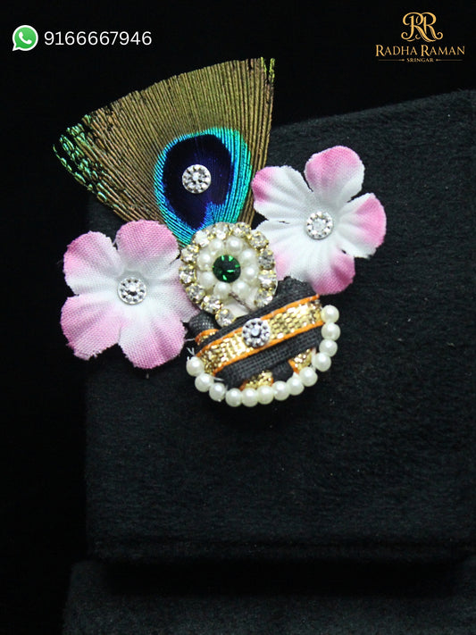 Laddu Gopal Mor Mukut Mastak Shringar