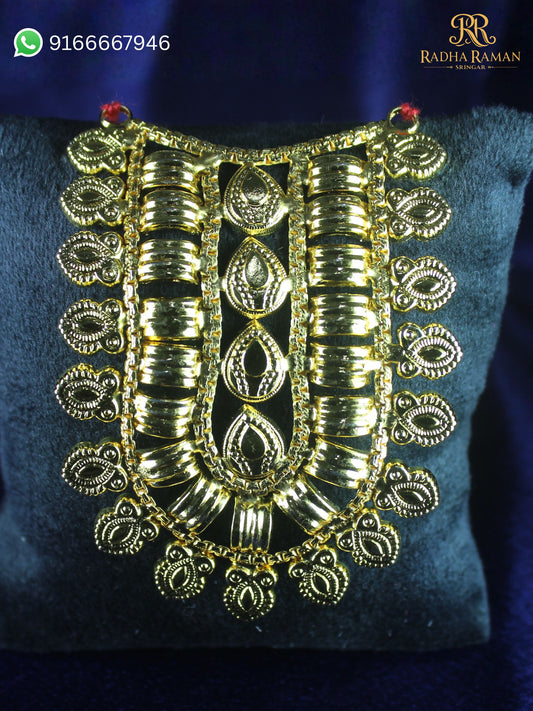 Dwarka Naresh Mahashringar Haar | Radha Raman Shringar | Height - 7.5 cm Width 5.5 cm