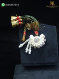 Pushp Soneri Moti Paag – Traditional Floral Shringar for Laddu Gopal