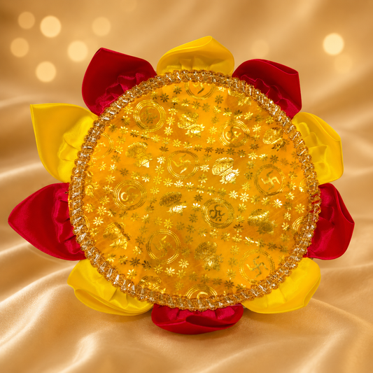 Kamal Aasan — Traditional Lotus Seat for Thakur Ji Shringar