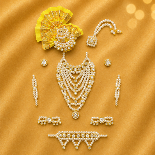Premium AD Janmashtami Utsav Shringar Set — Royal Festive Shringar for Thakur Ji