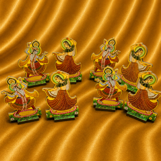 Raas Leela Cutout — Divine Krishna Leela Decoration for Thakur Ji