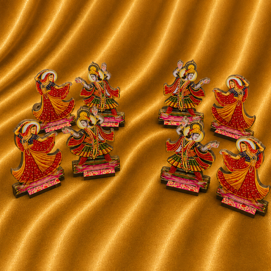 Raas Leela Cutout — Divine Krishna Leela Decoration for Thakur Ji