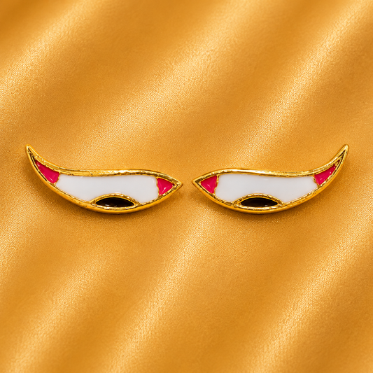 Chitvan Vilas Netra for Laddu Gopal Ji | Decorative Eyes (Netra) | Radha Krishna Shringar