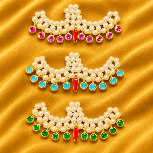 Alkavali — Elegant Traditional Shringar Accessory for Thakur Ji | 3.5 CM