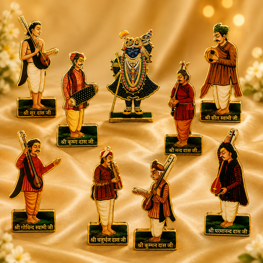 Ashtsakha MDF Cutout — Divine Decorative Cutout for Thakur Ji Seva