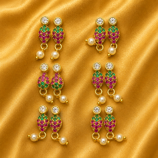 Kairi Latkan Kundal — Elegant Mango Design Earrings for Thakur Ji | 1.5 CM