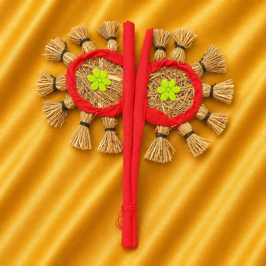 Sugandhit Khus Pankha — Cooling Pankha for Thakur Ji Shringar