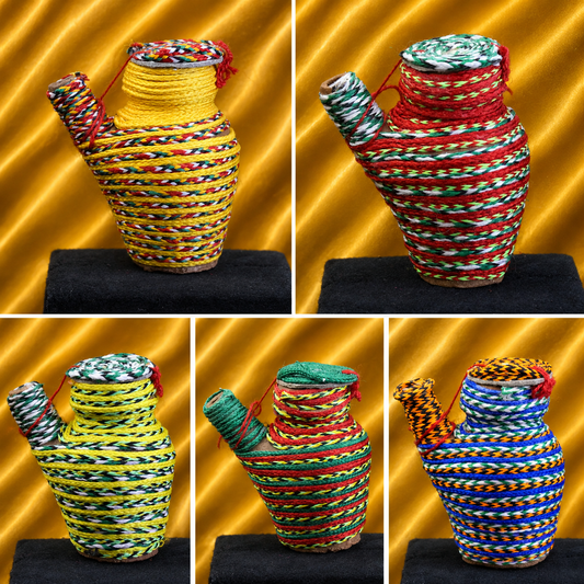 Brij Rang Sutri Jari | Thakurji Jari for Laddu Gopal Seva | Radha Raman Shringar |  Multicolour | 7.5 CM
