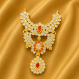 AD Royal Multi-Layered Haar — Grand Sparkling Shringar for Thakur Ji | 6 CM HEIGHT