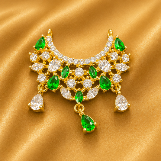 Premium AD Royal Haar for Navneetpriya Lal — Grand Thakur Ji Shringar | 2.5 CM HEIGHT | 2 CM WIDTH