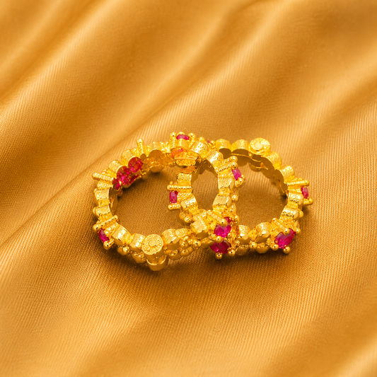 AD Stone Kada — Sparkling Wrist Shringar for Thakur Ji