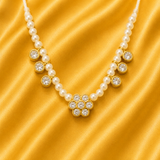 AD Gop Mala — Premium American Diamond Mala for Thakur Ji Shringar | 3 CM
