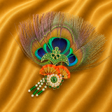 Mor Pankh Kamal Shringar Paag | Laddu Gopal Mastak Shringar | Radha Raman Sringar | 9.5 CM