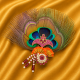 Mor Pankh Kamal Shringar Paag | Laddu Gopal Mastak Shringar | Radha Raman Sringar | 9.5 CM