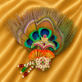 Mor Pankh Kamal Shringar Paag | Laddu Gopal Mastak Shringar | Radha Raman Sringar | 9.5 CM