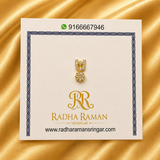 Red & White AD Tilak — Premium American Diamond Tilak for Thakur Ji Shringar | 1.2 CM