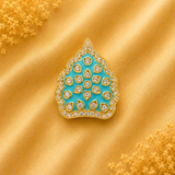 Blue Tipara — Traditional Blue Headgear for Thakur Ji Shringar | 2 CM