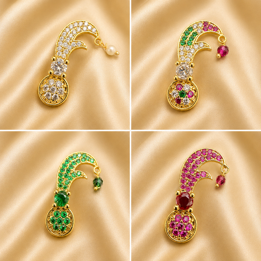 Premium Sheeshphool — Traditional Head Shringar for Thakur Ji