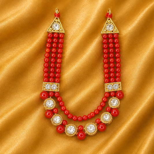 Chitra Kundan Mala | Radha Raman Shringar | 7 CM HEIGHT