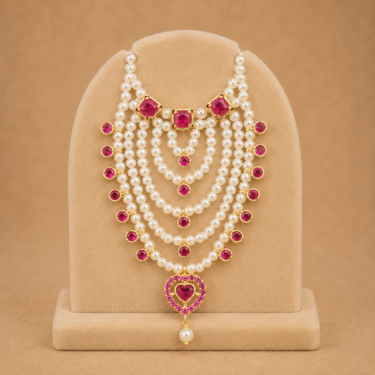 Shyam Prem Pearl Haar Shringar for Laddu