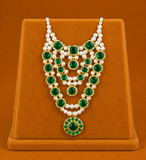 Laddu Gopal Ratna Pearl Heera Haar | 5.5cm | Traditional Shringar