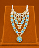 Laddu Gopal Ratna Pearl Heera Haar | 5.5cm | Traditional Shringar