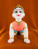 Radhika Bal Swaroop Vigraha Marble | Radha Raman Shringar