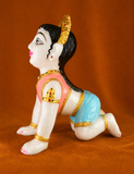 Radhika Bal Swaroop Vigraha Marble | Radha Raman Shringar