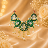 Shyam Kundan Ratna Haar – Kundan Stone | Radha Raman Shringar | 3 cm