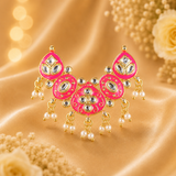 Shyam Kundan Ratna Haar – Kundan Stone | Radha Raman Shringar | 3 cm