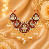 Shyam Kundan Ratna Haar – Kundan Stone | Radha Raman Shringar | 3 cm