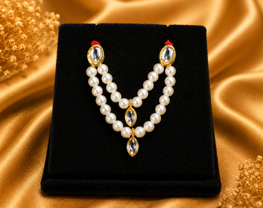 Teardrop Moti Mala | Radha Raman Shringar