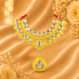 Kundan Leela Haar – Kundan Stone | Radha Raman Shringar 5 cm