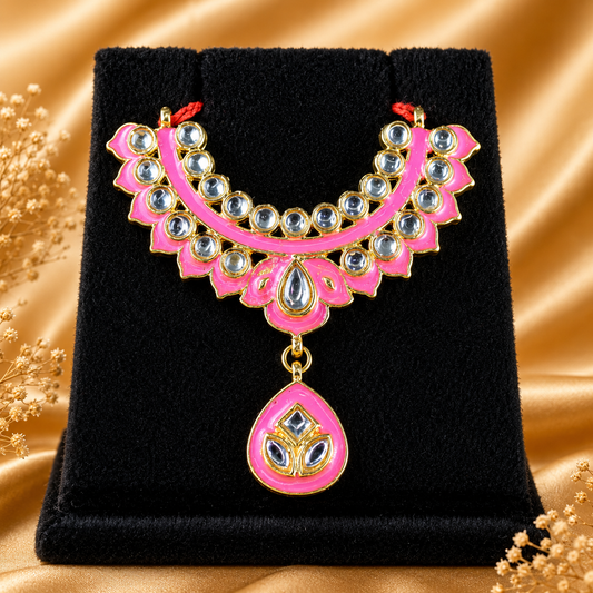 Kundan Leela Haar – Kundan Stone | Radha Raman Shringar 5 cm