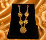 Gopal Swarna Vilas Haar for Laddu Gopal Ji | Golden Style Shringar Necklace | 7.5 cm Height