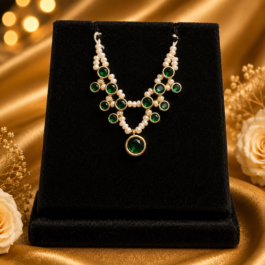 Pearl Kanthi Mala (Stone Color Variants)