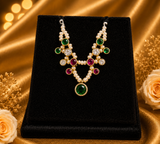 Pearl Kanthi Mala (Stone Color Variants)