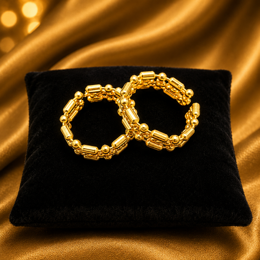 Golden Kada for Thakur Ji – Premium Traditional Bracelet for Divine Shringar