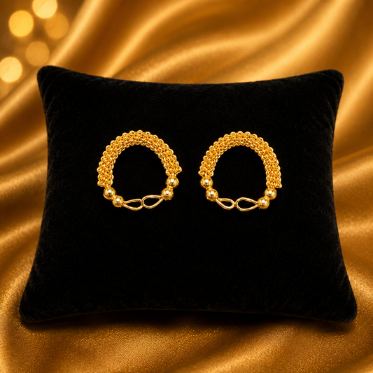 Golden Kada for Thakur Ji – Premium Traditional Bracelet for Deity Shringar