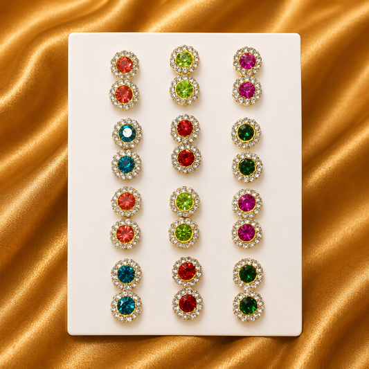 Divya Tilak Bindi — Elegant Forehead Ornament for Thakur Ji Shringar