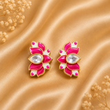 Komal Kamal Kundal for Laddu Gopal Ji | Lotus Petal Design Earrings | 1 CM HEIGHT 1.5 CM WIDTH