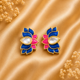 Komal Kamal Kundal for Laddu Gopal Ji | Lotus Petal Design Earrings | 1 CM HEIGHT 1.5 CM WIDTH