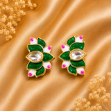 Komal Kamal Kundal for Laddu Gopal Ji | Lotus Petal Design Earrings | 1 CM HEIGHT 1.5 CM WIDTH