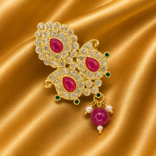 Morpankh Rajsi Sirpech — Sirpech for Thakur Ji Shringar | 5.5 CM