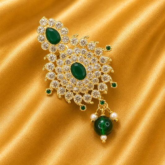 Morpankh Rajsi Sirpech — Sirpech for Thakur Ji Shringar | 5 CM